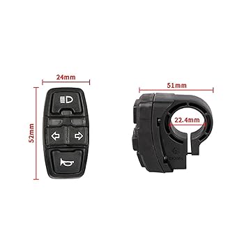 Amazon.com: Motorcycle Handlebar Switch Control Electric